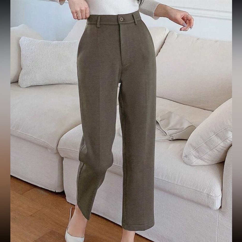 DAZY High Waist Straight Leg Pant